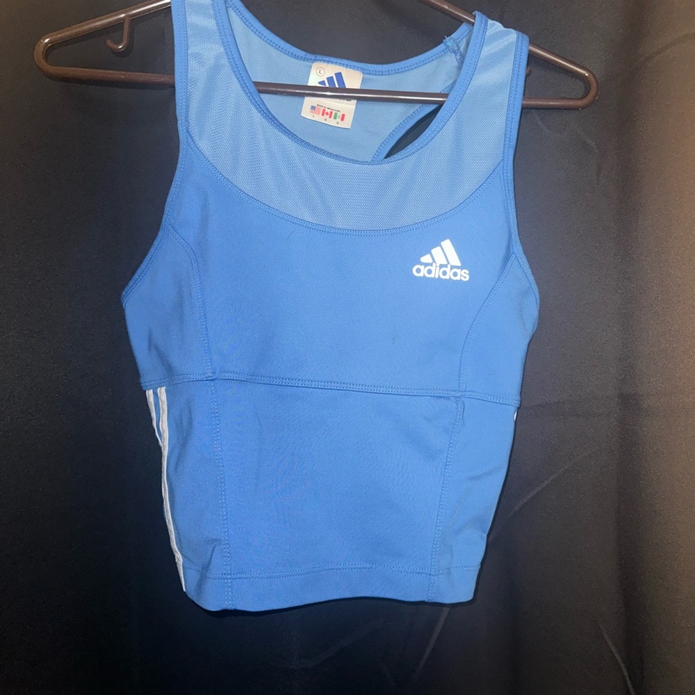 Adidas Blue Sports Tank Top